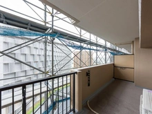 【東京都/江東区潮見】ルネ・グランマリーナ潮見 眺望：バルコニーより（2026年8月現在、大規模修繕工事実施中）