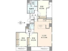 【東京都/千代田区神田錦町】パレステュディオ御茶ノ水駿河台参番館 間取り図