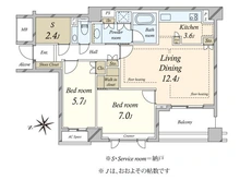 【東京都/文京区本郷】プラウド本郷 間取り図