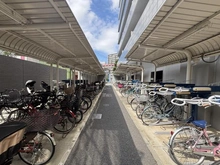 【埼玉県/川口市川口】コスモ川口ステーションフロント 駐輪場：屋外