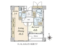 【東京都/文京区本郷】ブランズ本郷真砂 間取り図