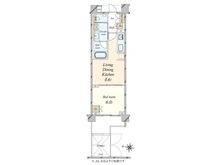 【東京都/文京区千駄木】オープンレジデンシア千駄木ヒルズ 間取り図
