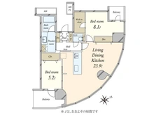 【東京都/千代田区神田淡路町】ワテラスタワーレジデンス 間取り図