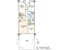【東京都/新宿区中落合】クラッシィハウス新宿中落合 間取り図