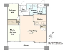 【埼玉県/蕨市中央】コスモ蕨 間取り図