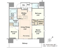 【埼玉県/川口市並木】メイツ川口並木 間取り図