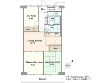 【埼玉県/戸田市喜沢南】戸田第一スカイハイツ 間取り図