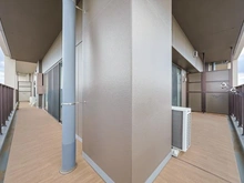 【埼玉県/川口市栄町】プラウドタワー川口クロス バルコニー：両面バルコニー