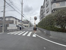 【埼玉県/蕨市南町】グレイスコート蕨 歩道付前面道路