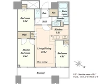 【埼玉県/川口市金山町】サウスゲートタワー川口 間取り図