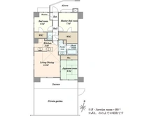 【埼玉県/川口市西川口】グローベルザ・ガーデン川口 間取り図