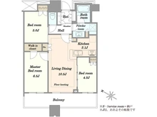 【埼玉県/川口市金山町】サウスゲートタワー川口 間取り図