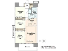 【東京都/葛飾区金町】レジデンシャル金町 間取り図