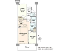 【神奈川県/川崎市高津区二子】プラウド二子新地 間取り図