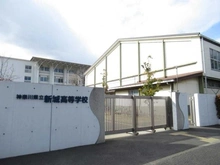 【神奈川県/川崎市中原区新城】クリオレジダンス新城フロントコート 神奈川県立新城高等学校（現地より約130m）