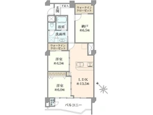 【神奈川県/横浜市青葉区藤が丘】藤が丘マンション 間取り図