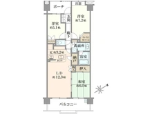 【神奈川県/川崎市高津区下作延】イル・フレッシィ 間取り図