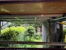 【東京都/府中市武蔵台】西国分寺パークホームズ 専用庭：大規模修繕工事中