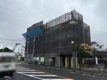 【東京都/府中市武蔵台】西国分寺パークホームズ 外観：大規模修繕工事中
