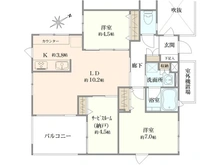 【神奈川県/川崎市高津区溝口】バースシティ溝の口グレス 間取り図