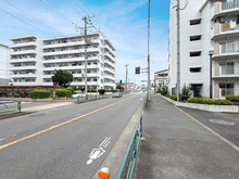【東京都/府中市栄町】府中武蔵野オリエントコート 前面道路