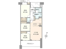 【神奈川県/川崎市高津区溝口】クリオ溝の口壱番館 間取り図