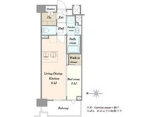 【神奈川県/川崎市高津区久本】プラウド溝の口イースト 間取り図