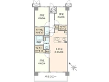 【東京都/多摩市諏訪】 プレシス多摩永山レヴィエ 間取り図