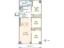 【神奈川県/川崎市高津区久本】溝の口サンビューハイツ 間取り図