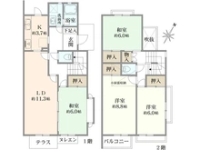 【東京都/昭島市田中町】グリーンタウン昭島 間取り図