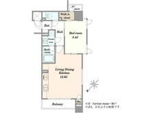 【東京都/中央区日本橋堀留町】ファミール日本橋グランスイートプラザ 間取り図