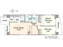 【東京都/新宿区下落合】ダイナシティ目白 間取り図