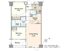 【東京都/新宿区高田馬場】ピアース高田馬場 間取り図
