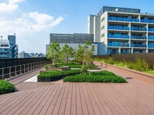 【東京都/新宿区高田馬場】パークシティ高田馬場 共用部：ルーフトップガーデン