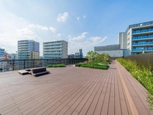 【東京都/新宿区高田馬場】パークシティ高田馬場 共用部：ルーフトップガーデン