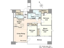 【東京都/新宿区西早稲田】シェフルール西早稲田ラヴィーナ 間取り図