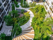 【東京都/新宿区高田馬場】パークシティ高田馬場 共用部：グラウンドガーデン