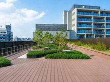 【東京都/新宿区高田馬場】パークシティ高田馬場 共用部：ルーフトップガーデン