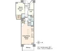 【東京都/新宿区高田馬場】パークシティ高田馬場 間取り図