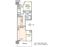 【東京都/新宿区下落合】プラウド高田馬場 間取り図