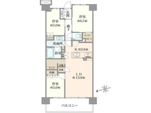 【東京都/練馬区関町南】ブリリアシティ三鷹 アベニューコート 間取り図