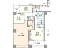 【東京都/武蔵野市中町】武蔵野タワーズ スカイクロスタワー 間取り図