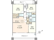 【東京都/武蔵野市御殿山】プラネスーペリア御殿山井の頭公園 間取り図