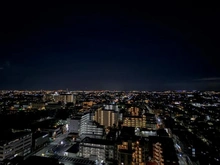 【東京都/武蔵野市境南町】シティテラス武蔵境 眺望：南方向（夜）