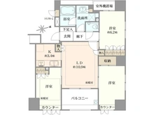 【東京都/武蔵野市緑町】武蔵野ガレリアルーチェテラッツァ 間取り図