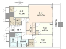 【東京都/武蔵野市中町】武蔵野タワーズ スカイクロスタワー 間取り図