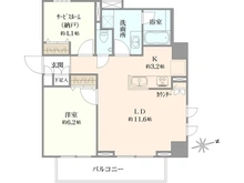 【東京都/新宿区東五軒町】グラツィオーソ神楽坂ウエスト 間取り図