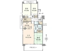 【東京都/三鷹市上連雀】ルネ三鷹エアリーコート 間取り図