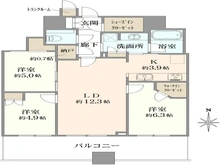 【東京都/武蔵野市中町】武蔵野タワーズ スカイクロスタワー 間取り図