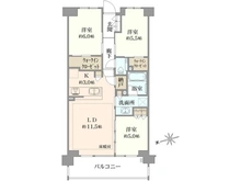 【東京都/中野区中野】シティテラス中野 間取り図